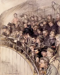 Die Götter, Die Vaudeville-Galerie, 1899